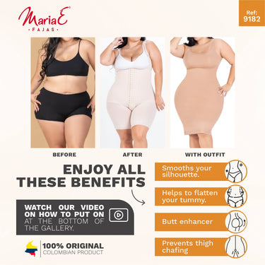 Post OP & Postpartum Butt Lifter with Shoulder Pads - Ref MRE 9182